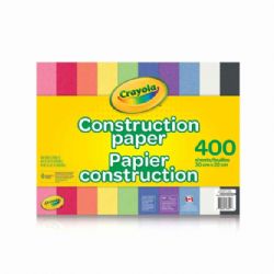 CRAYOLA - PAPIER DE BRICOLAGE 400 FEUILLES